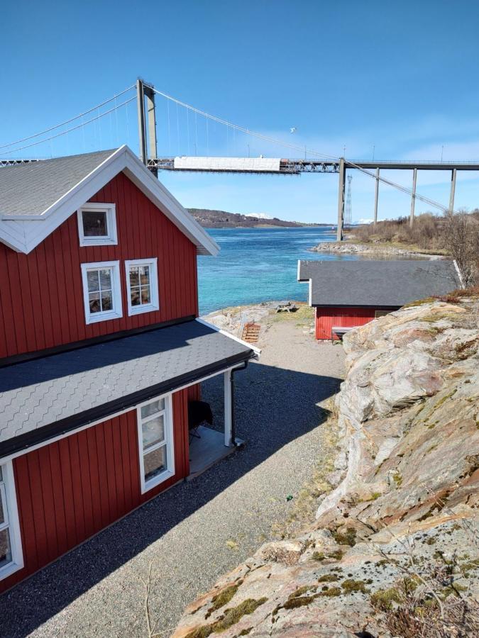 Tjeldsundbrua Overnatting - Sjohus1 Evenskjer Buitenkant foto